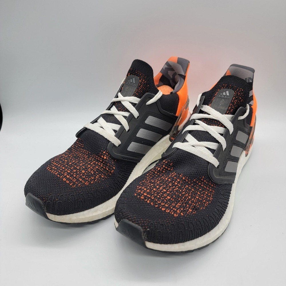 Size 8.5‎ - Adidas UltraBoost 20 Black Signal Orange Camo